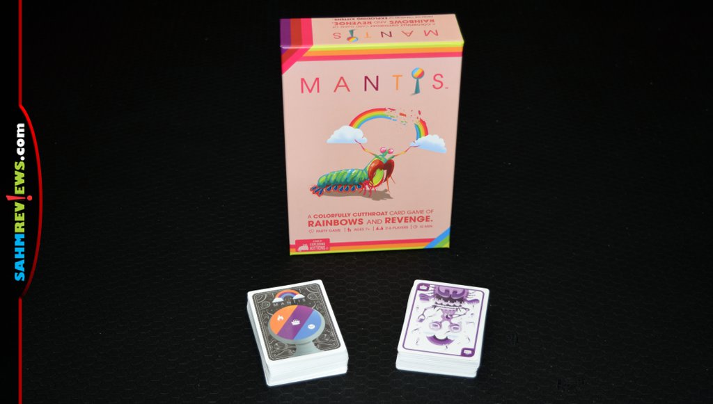 Mantis Card Game - retail box and contents