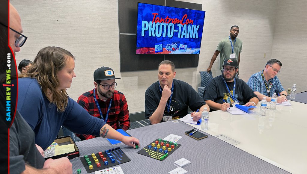 Proto-Tank at TantrumCon was an opportunity for attendees to pitch their game designs to industry professionals. - SahmReviews.com