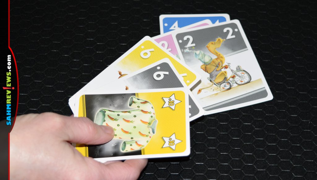 Velonimo - playing a pair of sixes with the jersey card