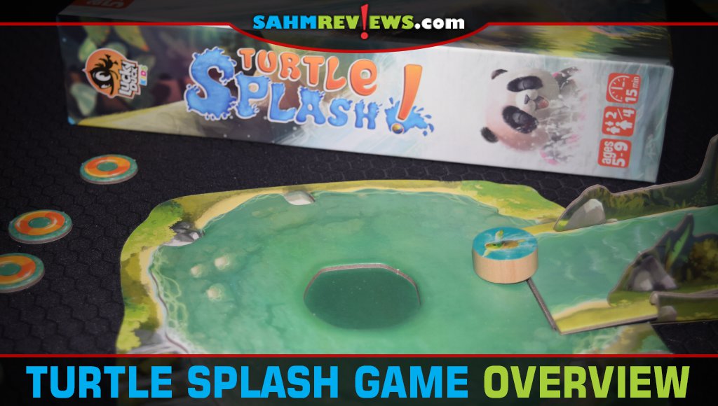 Turtle Splash from Lucky Duck Games is targeted toward kids, but fun for adults also. - SahmReviews.com