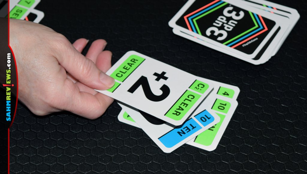 3UP 3DOWN Card Game - Playing a Clear card to wipe out the deck.