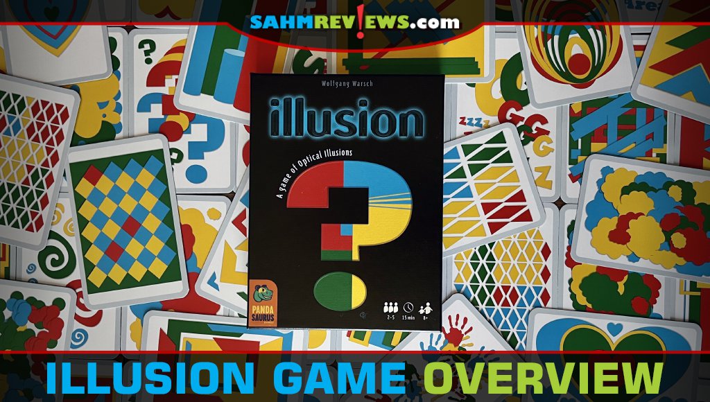 Illusion card game from Pandasaurus Games will have you questioning colors in pictures. - SahmReviews.com