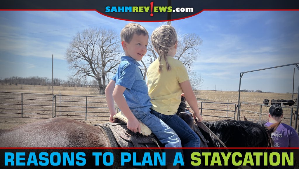 Local activities like horseback riding: one of the many reasons to plan a staycation. - SahmReviews.com