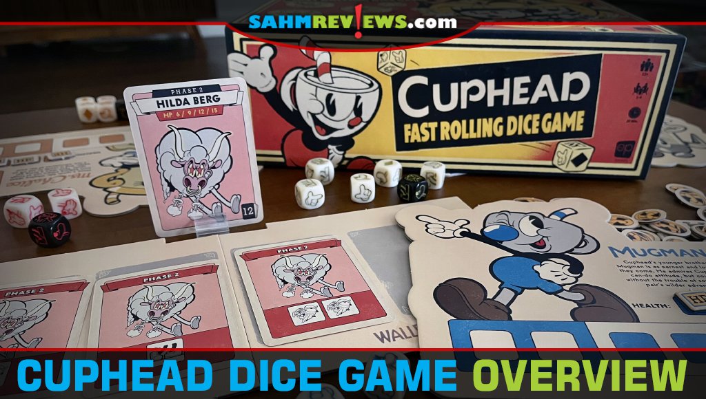 Cuphead Fast Rolling Dice Game from The Op is a cooperative game based on the popular video game of the same name. - SahmReviews.com