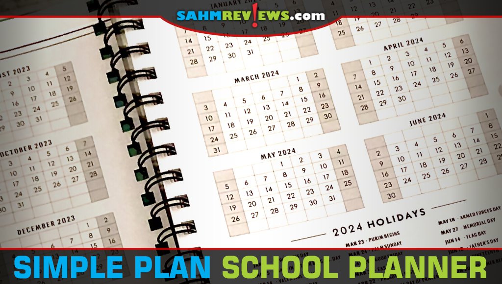 Prepare for the new school year with A Simple Plan homeschool student planner. - SahmReviews.com