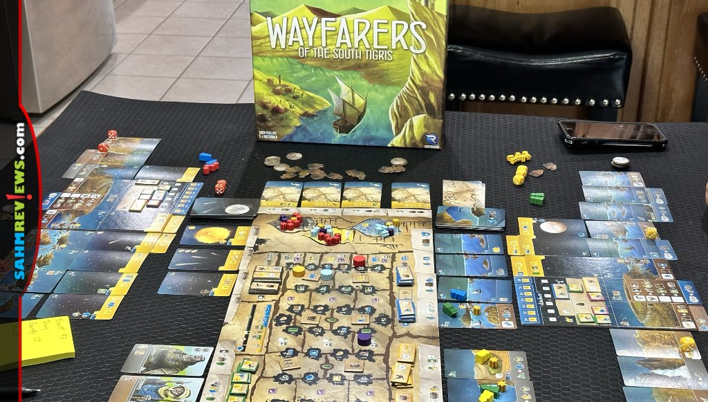 Wayfarers of the South Tigris board layout - SahmReviews.com