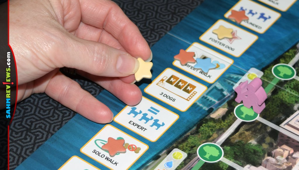 Earn points for mastering new skills in Bark Avenue board game - SahmReviews.com