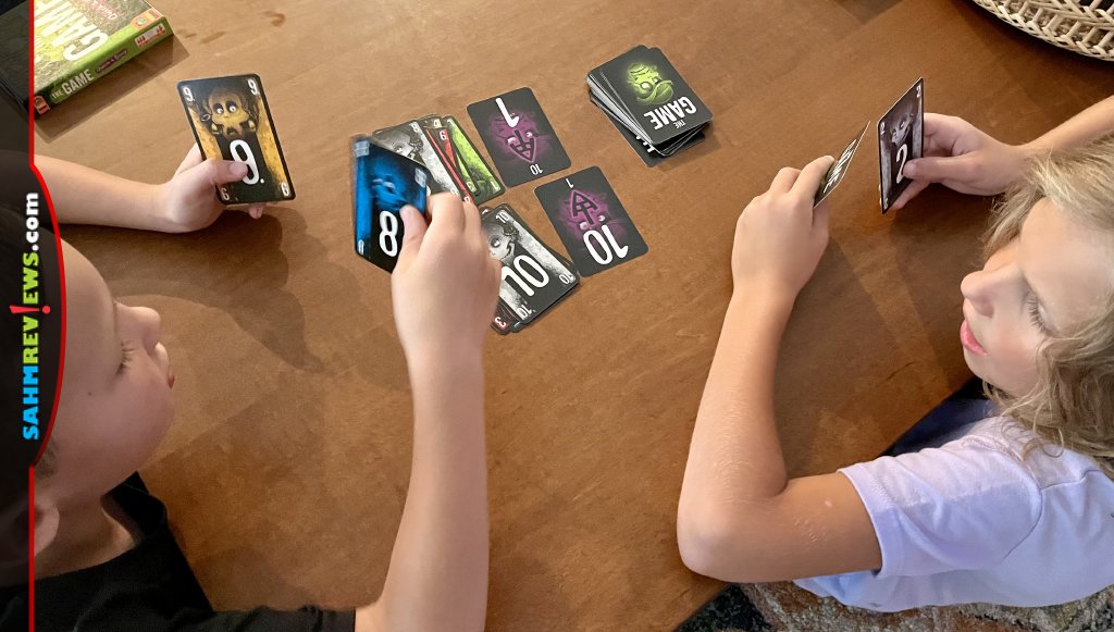 Discussing game play is part of how you win The Game: Quick & Easy card game - SahmReviews.com