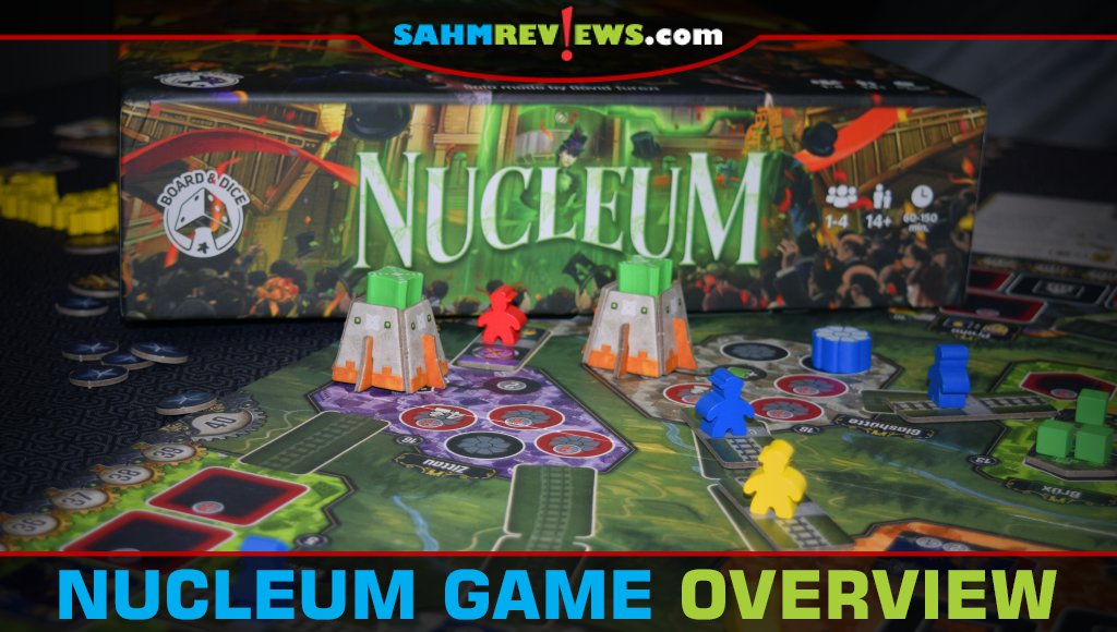 Overview of Nucleum board game from Board & Dice - SahmReviews.com