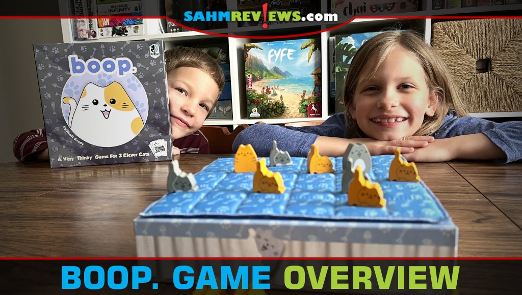 boop. from Smirk & Dagger Games is the perfect introduction to abstract strategy games - SahmReviews.com