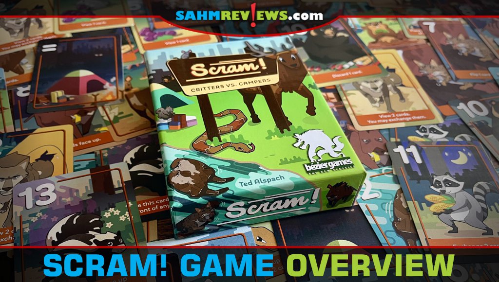 Scram is a quick-playing card game from Bezier Games - SahmReviews.com
