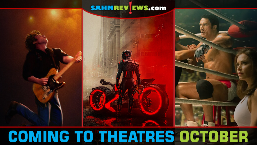 Springsteen: Deliver Me From Nowhere, Tron: Ares and The Smashing Machine are three of the movies releasing in theaters in October 2025 - SahmReviews.com