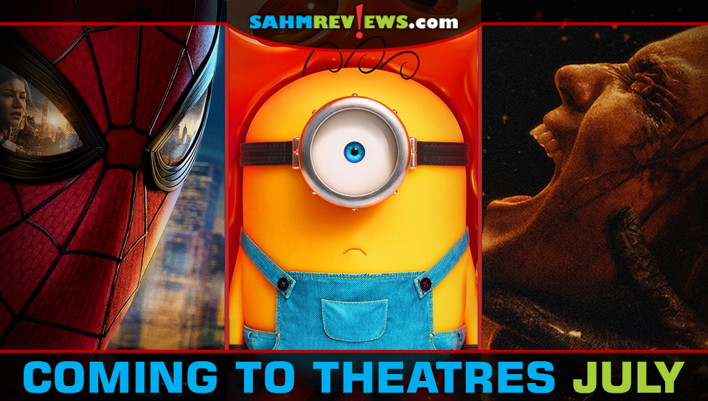 Spider-Man: Brand New Day, Minions & Monsters and Evil Dead Burn are three of the movies releasing in theaters in July 2026 - SahmReviews.com